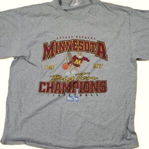 VTG 1997 Minnesota gophers big ten champions tshirt